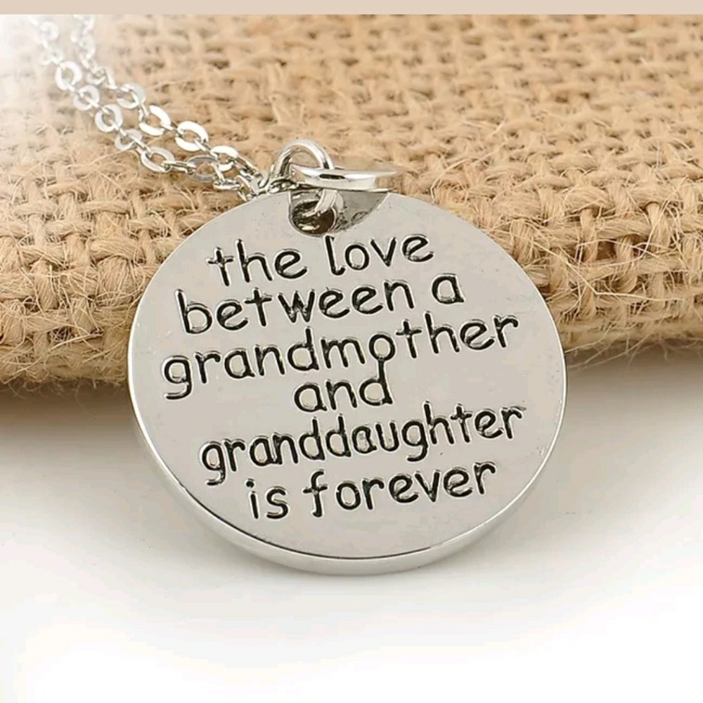 In memory of grandmother necklace
